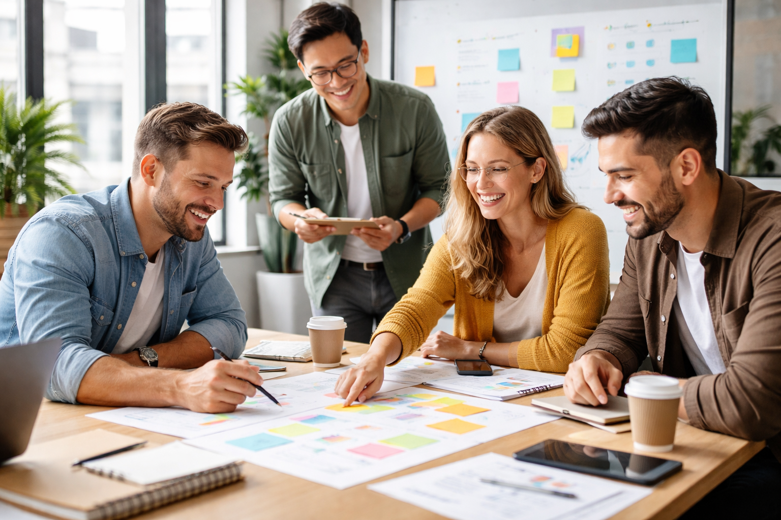 Pessoas em reunião ou planejamento
